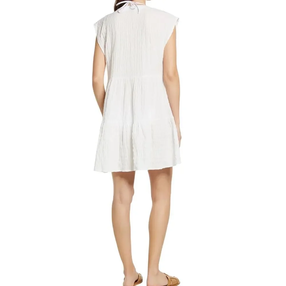 Robin Piccone Fiona Flouncy Cover-Up Dress Size XS P2P 22’